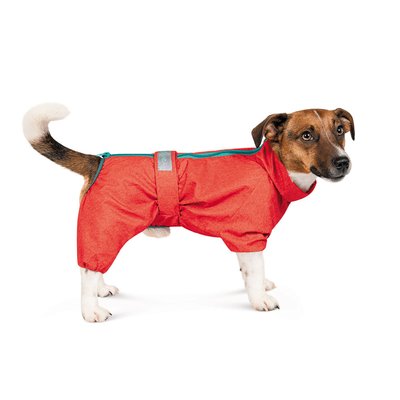 Комбинезон для собак Pet Fashion «RAIN» 2-XL (красный) - masterzoo.ua