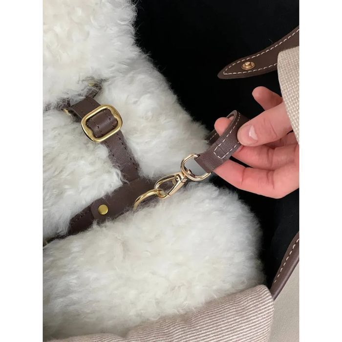 Сумка-переноска для собак CHOUCHOU Classy S - бежевый - masterzoo.ua