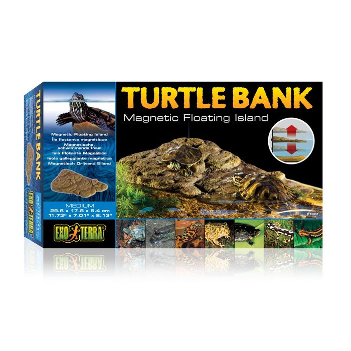 Декорація для тераріума Exo Terra «Turtle Bank» Плаваючий острів M 30 x 18 x 5 см (пластик) - masterzoo.ua