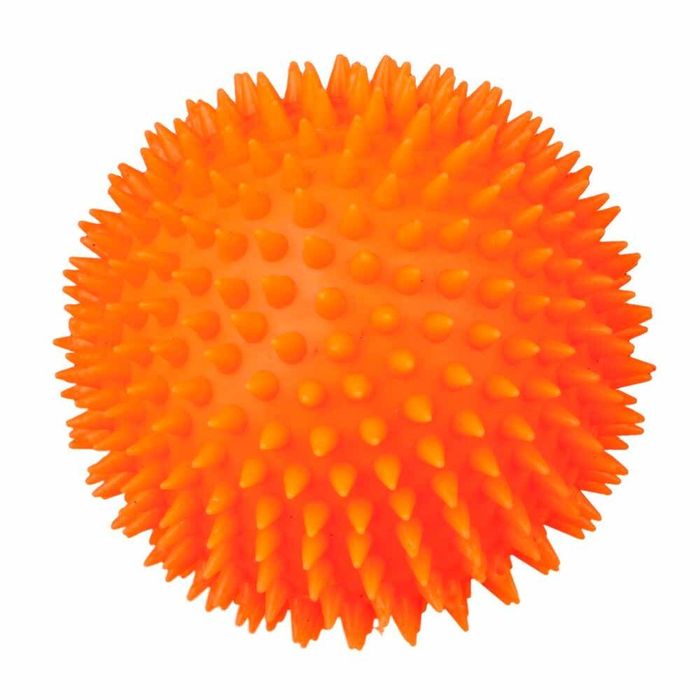 Игрушка для собак Trixie Мяч игольчатый с пищалкой d=10 см (винил, цвета в ассортименте) - 3412 - masterzoo.ua