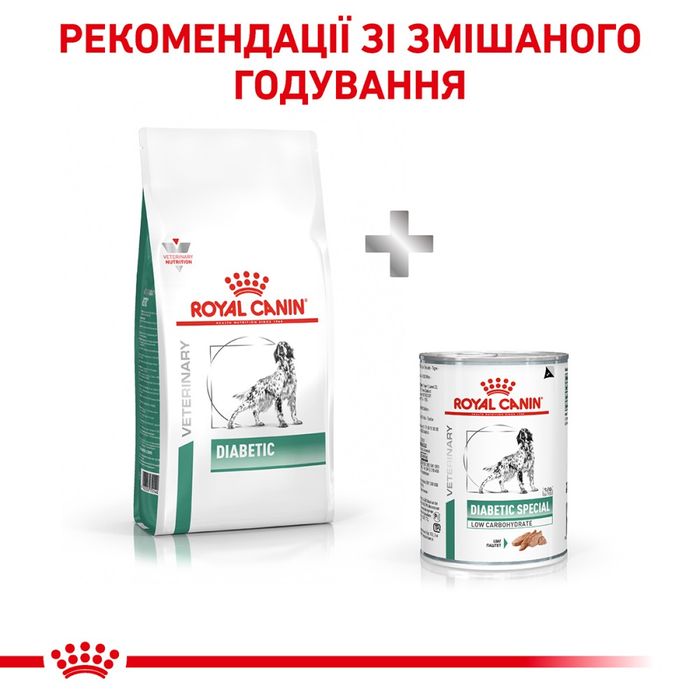 Сухой корм для взрослых собак Royal Canin Diabetic Dog 1,5 кг - домашняя птица - masterzoo.ua