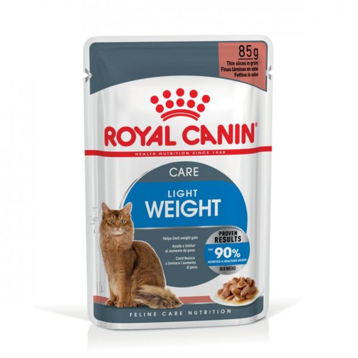 Влажный корм для кошек pouch Royal Canin Light Weight Care Gravy 85г, 9+3 шт в подарок (домашняя птица) - masterzoo.ua