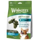 Ласощі для собак Whimzees Wellness Daily Dental Treats Alligator S 24 шт х 15 г - masterzoo.ua