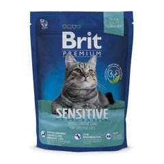 Сухой корм для кошек с чувствительным пищеварением Brit Premium Cat Sensitive 300 г (ягненок) - masterzoo.ua