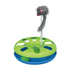 Іграшка для котів Trixie Трек ігровий з мишкою «Crazy Circle» d=24 см, h=29 см - masterzoo.ua