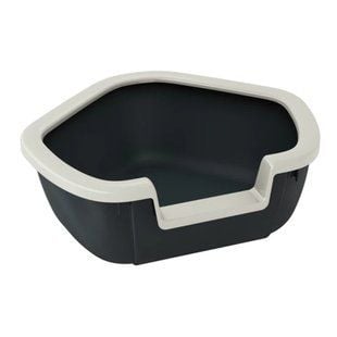 Ferplast Dama туалет для кошек 57,5x51,5x22 см - серый - masterzoo.ua