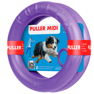 Іграшка для собак Puller Midi Тренувальний снаряд 19,5 см 2 шт - фіолетовий - masterzoo.ua