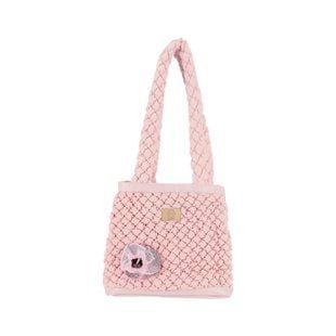 Misoco&Co сумка-переноска для собак 40x18x38 см - рожевий - masterzoo.ua