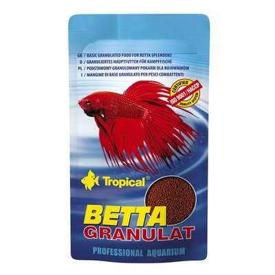 Сухий корм для акваріумних риб Tropical в гранулах «Betta Granulat» 10 г (для півників) - masterzoo.ua