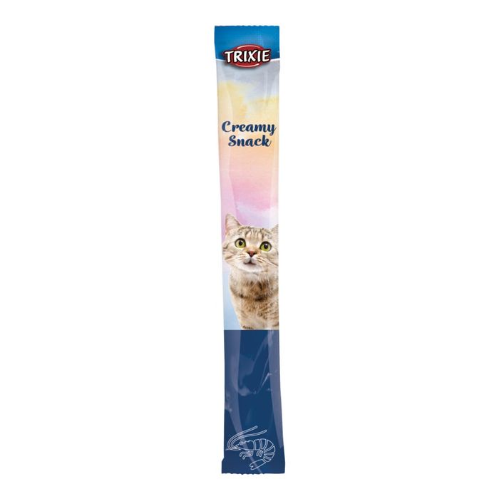 Лакомство для кошек Trixie Creamy Snacks 5 шт (креветки) - masterzoo.ua