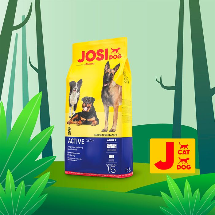 Сухий корм для дорослих собак Josera JosiDog Active 18 кг (домашній птах) - masterzoo.ua
