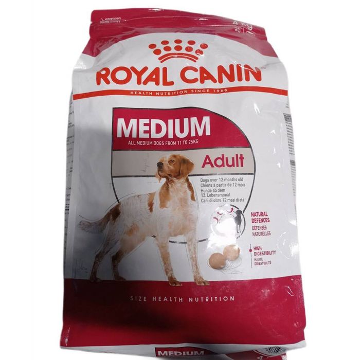 Сухий корм для собак Royal Canin Medium Adult 4 кг - домашня птиця - masterzoo.ua