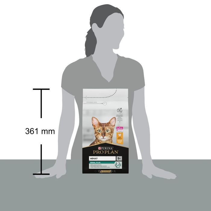 Сухий корм для котів Pro Plan Adult 1+ Renal Plus 1,5 кг - курка - masterzoo.ua