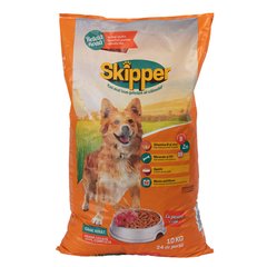 Сухий корм для собак SKIPPER 10 кг (курка та яловичина) - masterzoo.ua