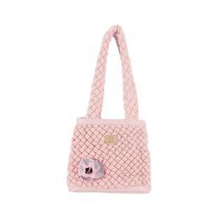 Misoco&Co сумка-переноска для котів 40x18x38 см - рожевий - masterzoo.ua