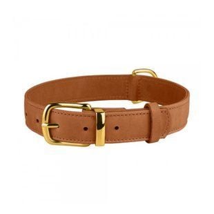 Barksi BronzeDog Crazy Тауні шкіряний нашийник для собак XXS - коричневий - masterzoo.ua