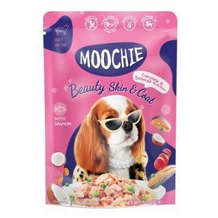 Вологий корм для собак Moochie Beauty Skin and Coat Adult 85 г - лосось - masterzoo.ua