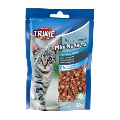 Лакомство для кошек Trixie Trainer Snack Mini Nuggets 50 г (курица и рыба) - masterzoo.ua
