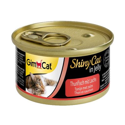 Влажный корм для кошек GimCat Shiny Cat 70 г (лосось и тунец) - masterzoo.ua