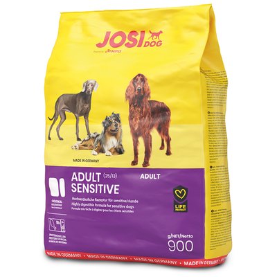 Сухий корм для собак усіх порід із чутливим травленням Josera JosiDog Adult Sensitive 900 г (домашній птах)