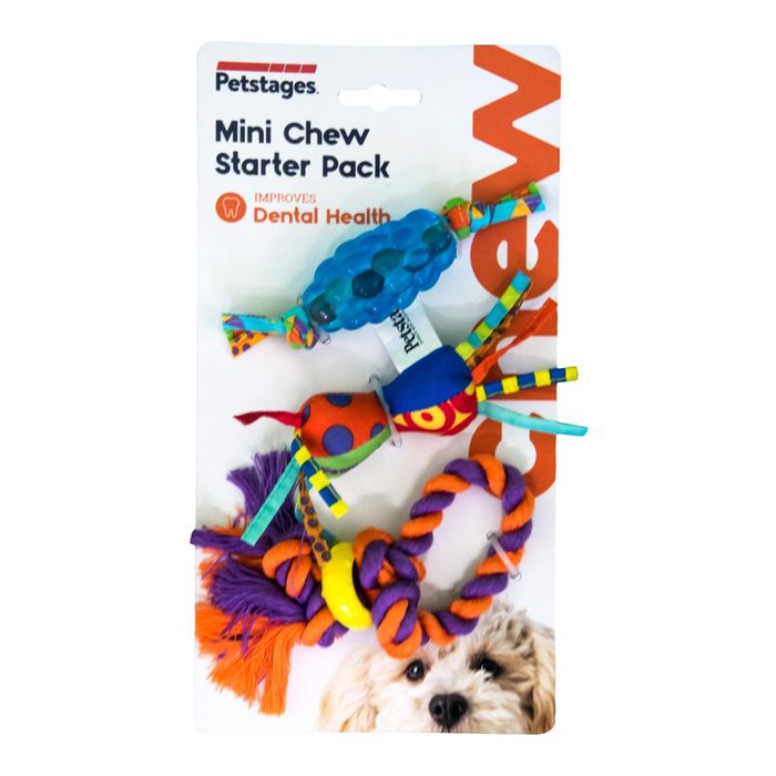 Набір іграшок для собак Petstages Mini Chew Starter Small 26.7 см x 14 см x 3.8 см - masterzoo.ua