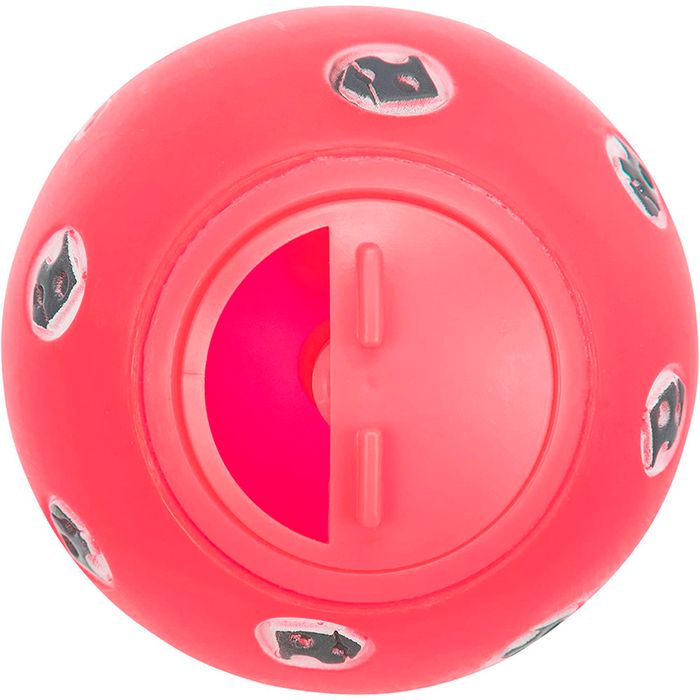 Игрушка для кошек Trixie Мяч для лакомств d=7 см (пластик, цвета в ассортименте) - masterzoo.ua