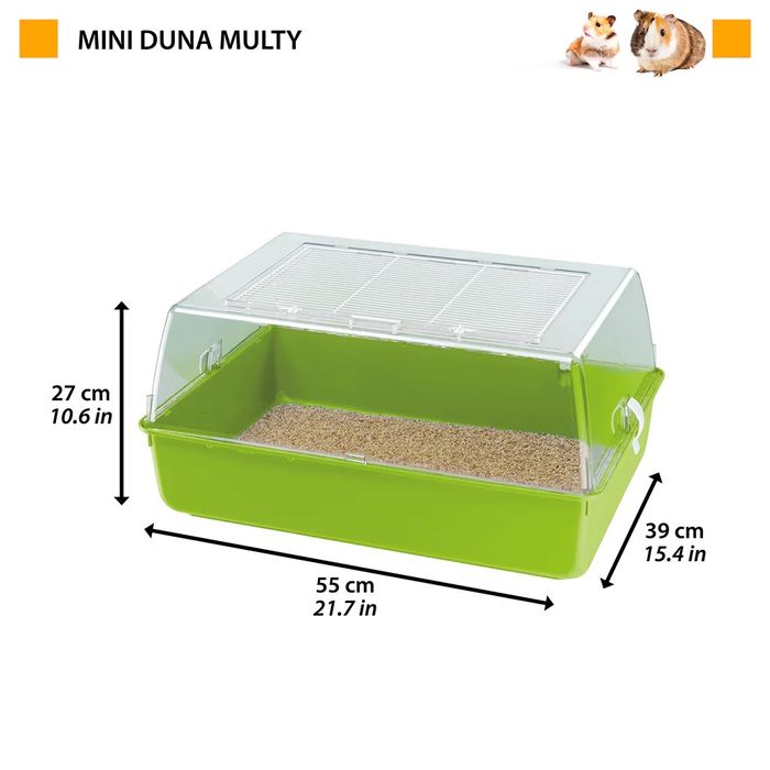 Клітка для гризунів Ferplast «Mini Duna Multy» 55 x 39 x 27 см - masterzoo.ua