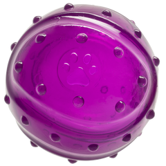Игрушка для собак GimDog Мяч TRP deep-INFUSION с ароматом бекона 8,3 см (фиолетовый) - masterzoo.ua
