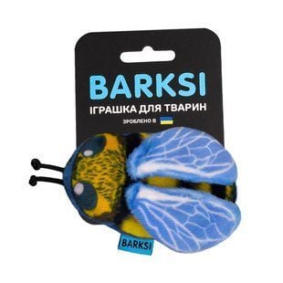 Barksi Бджілка іграшка для котів 10x6 см - різнокольоровий - masterzoo.ua