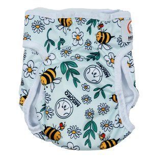 Misoco&Co Бджоли багаторазовий підгузок для собак S - блакитний - masterzoo.ua