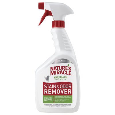 Спрей-знищувач Nature's Miracle «Stain & Odor Remover» для видалення плям і запахів від собак 709 мл - masterzoo.ua