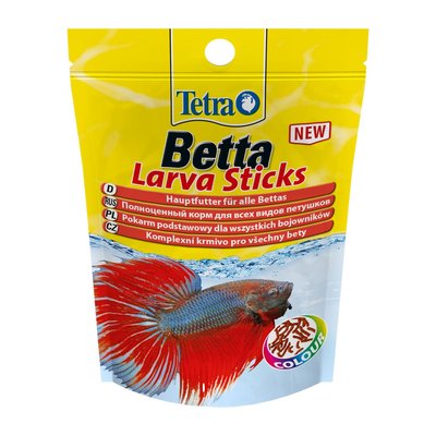 Сухой корм для аквариумных рыб Tetra в палочках «Betta Larva Sticks» 5 г (для петушков) - masterzoo.ua