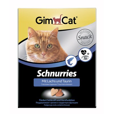 Лакомство для кошек GimCat Schnurries 420 г (лосось) - masterzoo.ua
