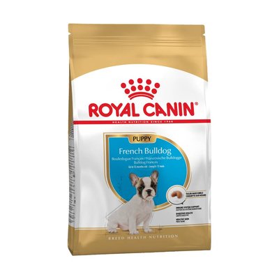 Сухой корм для щенков и молодых собак породы французский бульдог Royal Canin French Bulldog Puppy 1 кг - домашняя птица - masterzoo.ua
