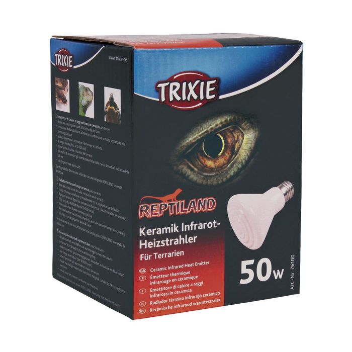 Инфракрасная керамическая лампа Trixie 50 W, E27 (для обогрева) - masterzoo.ua