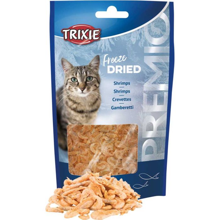 Лакомство для кошек Trixie PREMIO Freeze Dried 25 г - креветки - masterzoo.ua