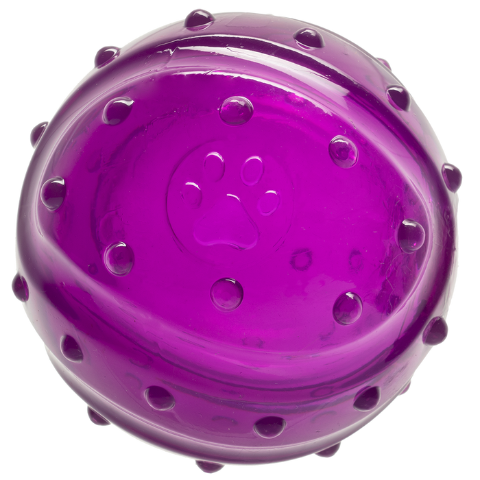 Игрушка для собак GimDog Мяч TRP deep-INFUSION с ароматом бекона 8,3 см (фиолетовый) - masterzoo.ua