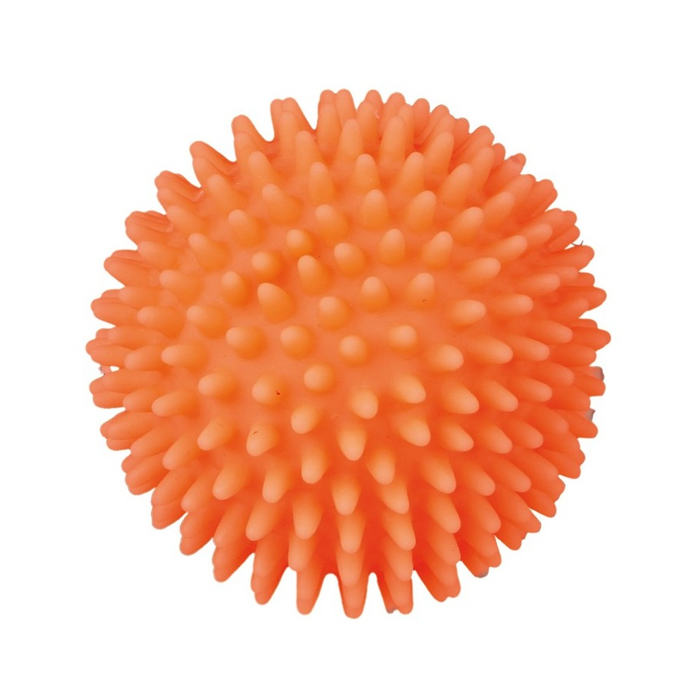 Іграшка для собак Trixie М'яч голчастий з пискавкою d=7 см (вініл, кольори в асортименті) - 3414 - masterzoo.ua