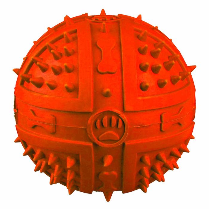 Игрушка для собак Trixie Мяч с пищалкой d=9 см (резина, цвета в ассортименте) - 34842 - masterzoo.ua