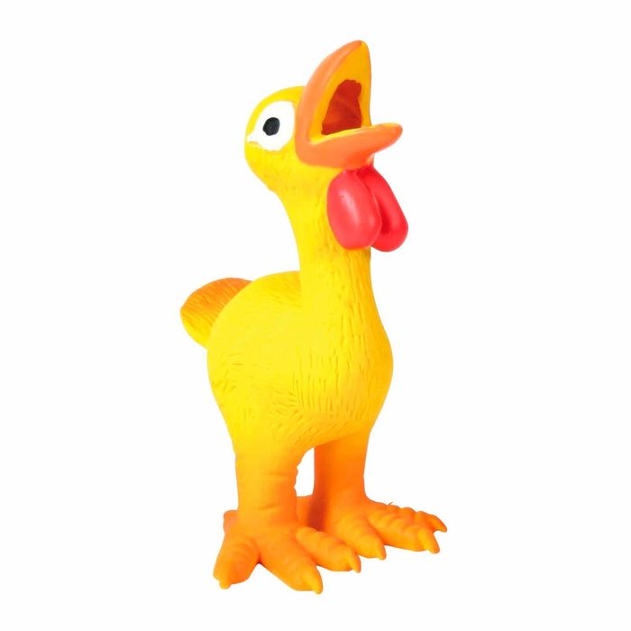 Набор игрушек для собак Trixie Цыплёнок с пищалкой 14 см (латекс, цвета в ассортименте) - masterzoo.ua