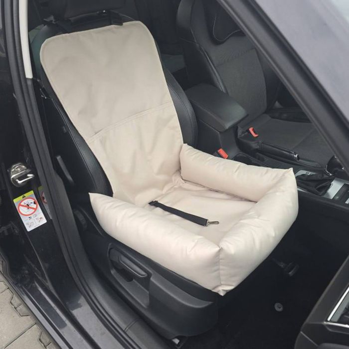 Автокрісло для собак Pet Fun Oxford 65х50х50 см - бежевий - masterzoo.ua