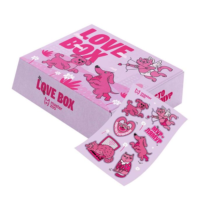 Подарунковий набір Love Box до Дня Закоханих для собак від MasterZoo - masterzoo.ua
