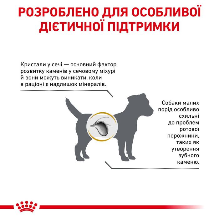 Сухой корм для собак Royal Canin Urinary S/O Small 1,5 кг - домашняя птица - masterzoo.ua
