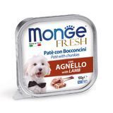 Влажный корм для собак Monge Fresh 100 г - ягненок - masterzoo.ua