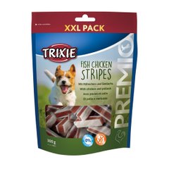 Ласощі для собак Trixie PREMIO Chicken and Pollock Stripes 300 г (курка та риба) - masterzoo.ua
