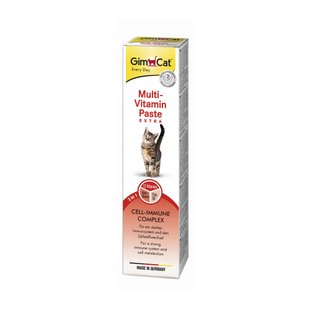 Лакомство для кошек GimCat Multi-Vitamin Paste Extra 200 г - мультивитамин - masterzoo.ua