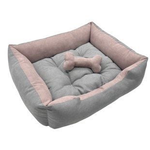 Лежак для собак Pet Fun 70х50х18 см - різнокольоровий - masterzoo.ua