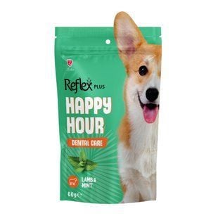 Ласощі для собак Reflex Plus Happy Hour Dental Care 60 г - ягня та м'ята - masterzoo.ua