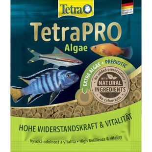 Сухий корм для всеїдних тропічних акваріумних риб Tetra Pro Algae 12 г - чипси - masterzoo.ua