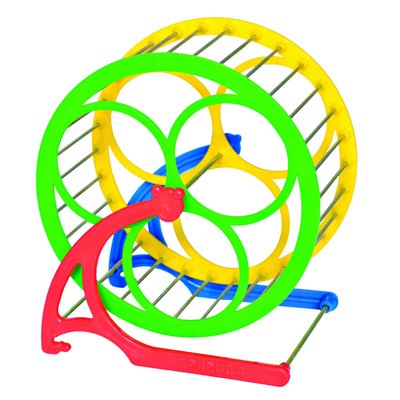 Бігове колесо для гризунів Природа на підставці d=14 см (пластик) - masterzoo.ua